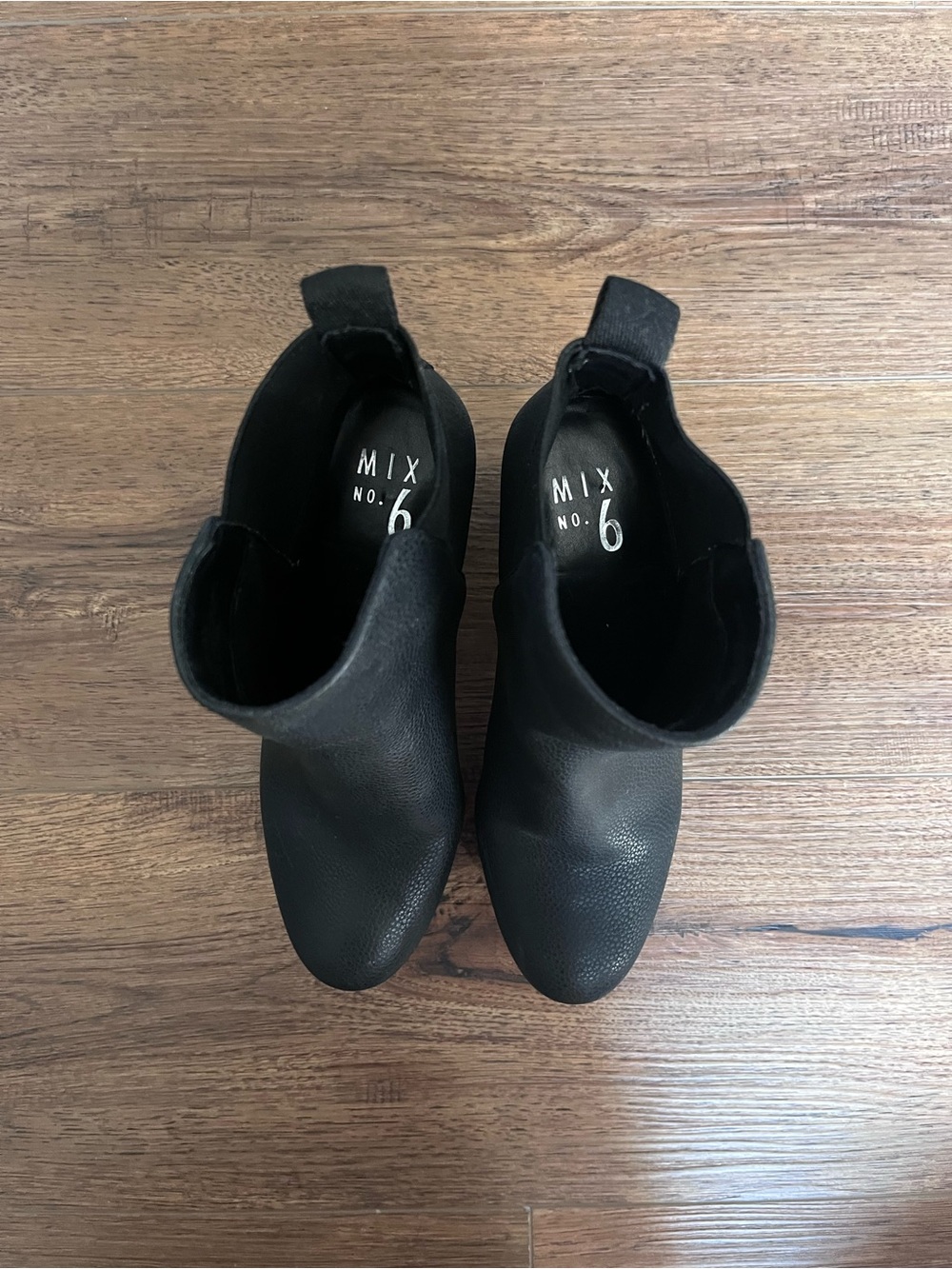 Black Women's Platform Ankle Boots - Mix No. 6 - Picture 4 of 5